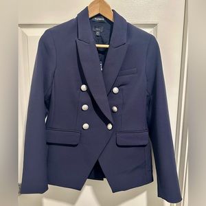 NWT! Express Women’s Double Breasted Blazer - XS Navy